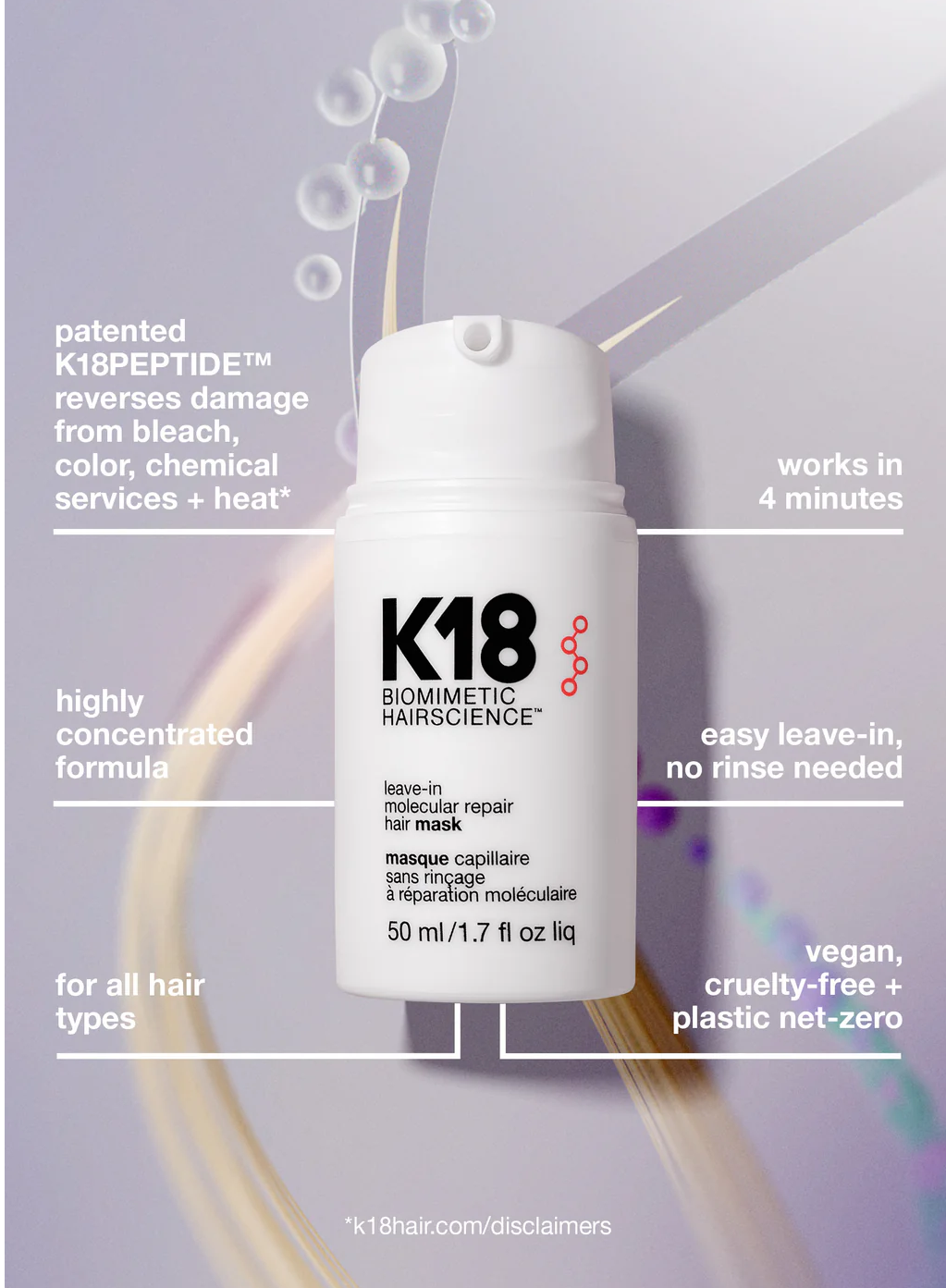 K18 - Molecular Repair Hair Mask