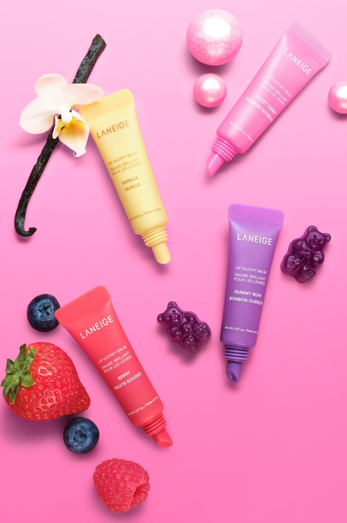 Laneige - Mini Lip Glowy Balm Set