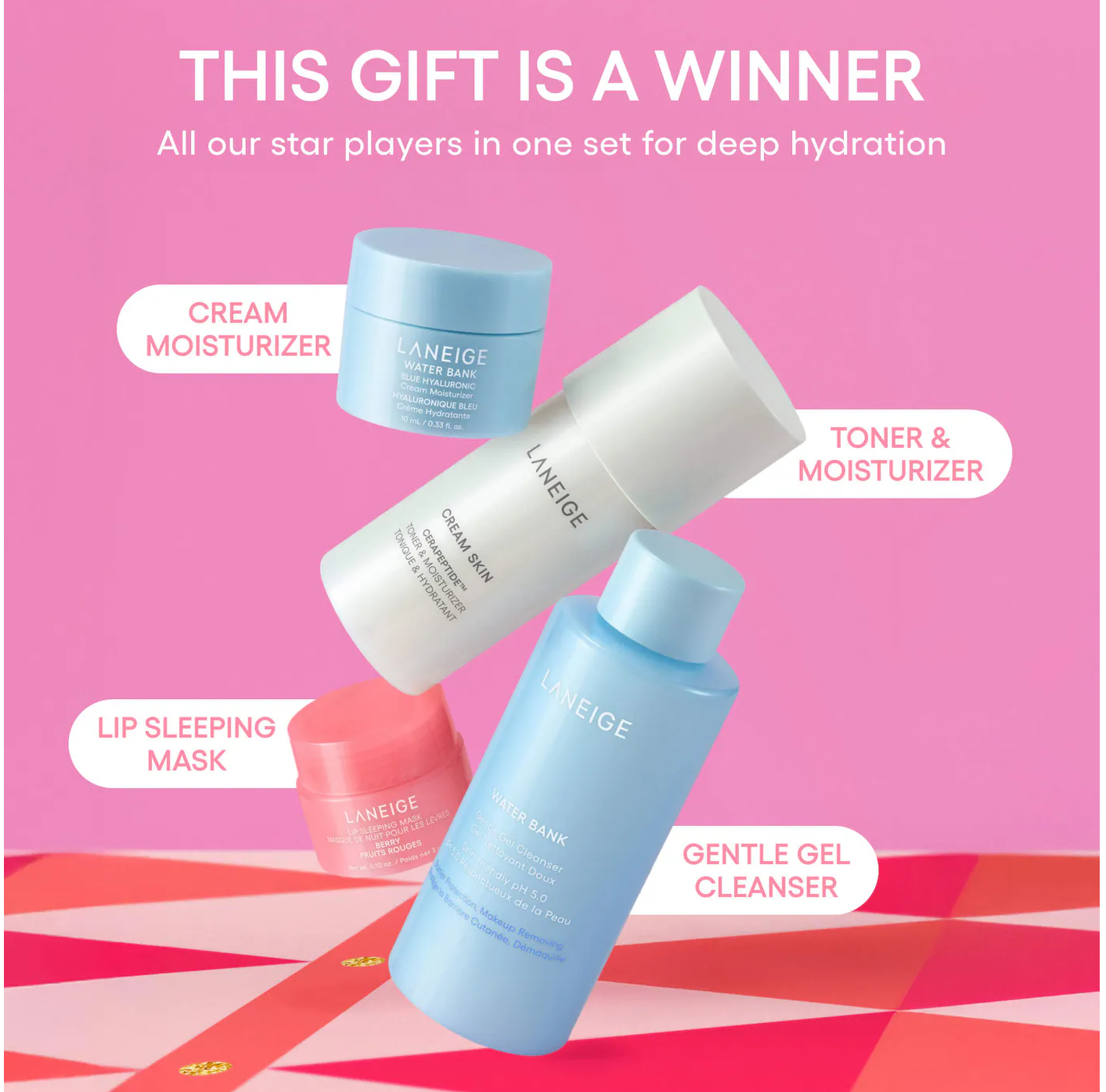Laneiege - Mini Hydration To Go Gift Set