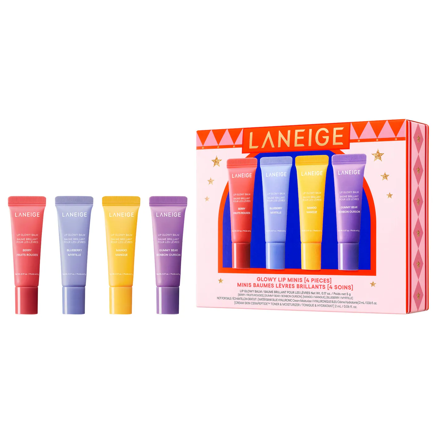 Laneige - Glowy Lip Minis Lip Treatment Gift Set