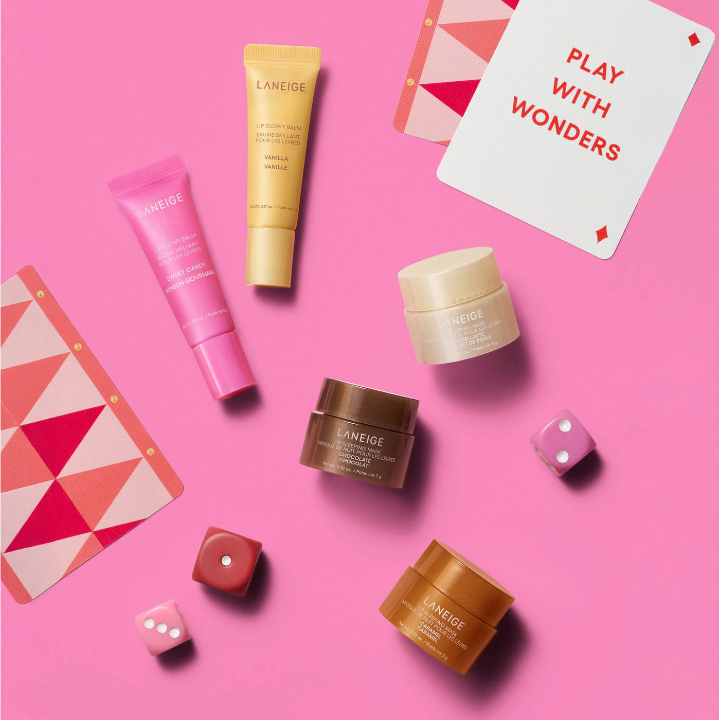 Laneige - Midnight Minis Lip Glowy Balm and Lip Sleeping Mask Gift Set